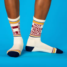 Chaussettes de sport "Hot Guys Read Books"