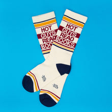 Chaussettes de sport "Hot Guys Read Books"