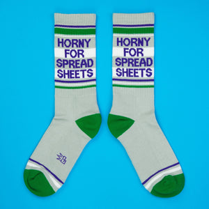 Chaussettes de sport "Horny For Spread Sheets"