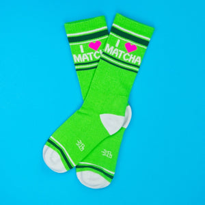 J'adore les chaussettes de sport Matcha Gym.