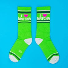 J'adore les chaussettes de sport Matcha Gym.