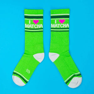 J'adore les chaussettes de sport Matcha Gym.