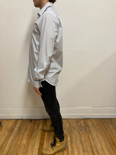 Chemise rayures bleues et blanches
