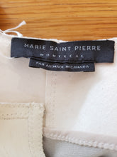 Robe sans manche en lin et cuir
