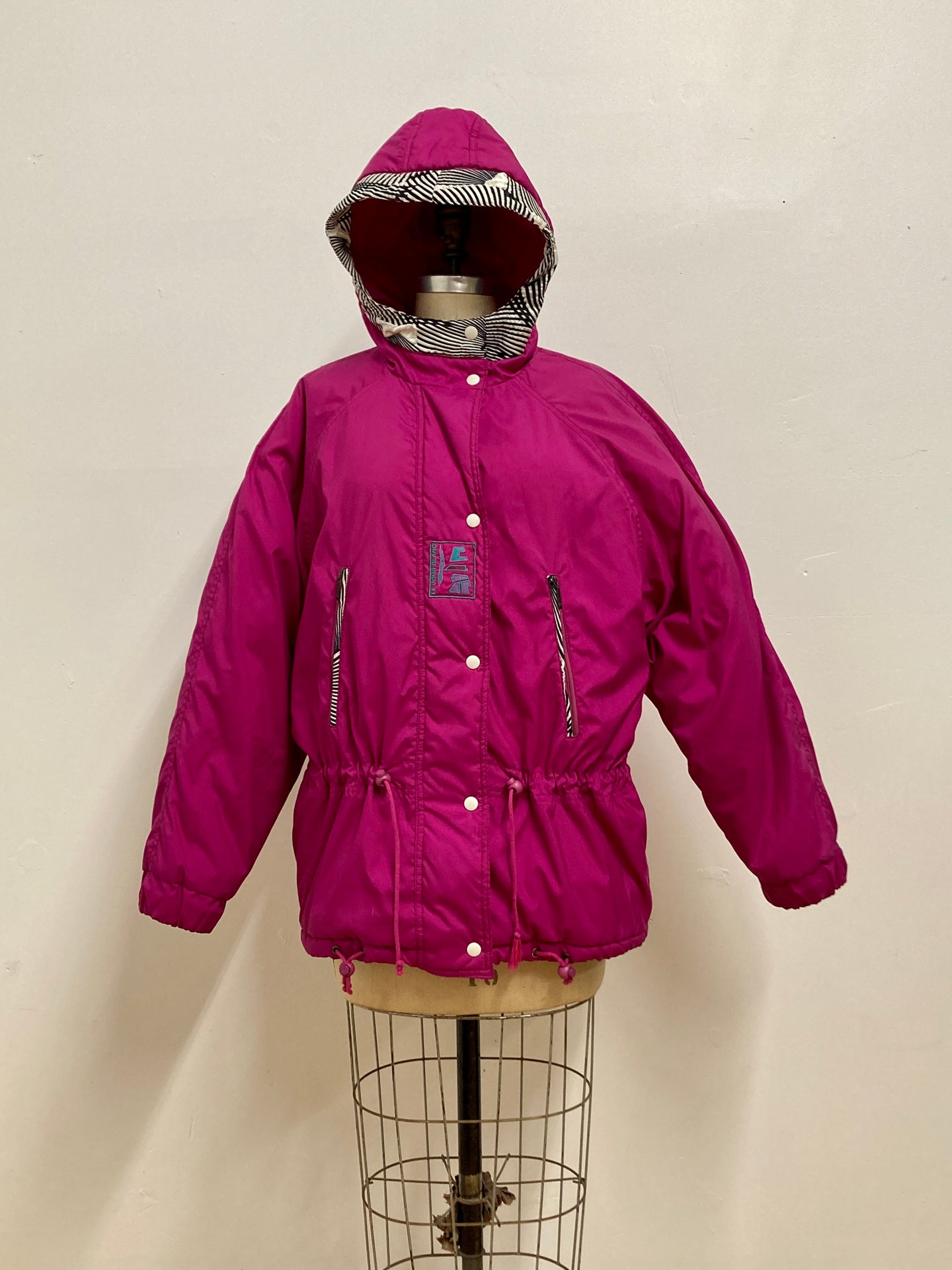 Manteau sport fuchsia
