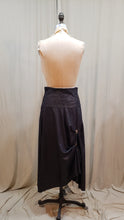 Jupe longue modulable effet cuir