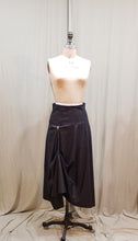 Jupe longue modulable effet cuir