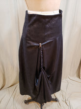 Jupe longue modulable effet cuir