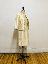 Robe de soie brute vintage