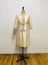 Robe de soie brute vintage