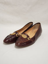 Mocassin de cuir brun