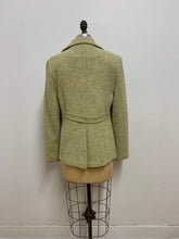 Manteau de laine vert pâle