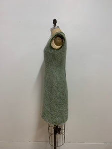 Robe de laine verte vintage