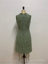 Robe de laine verte vintage