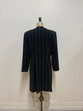 Veste longue à rayures