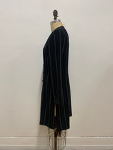 Veste longue à rayures