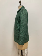 Veste matelassée verte vintage