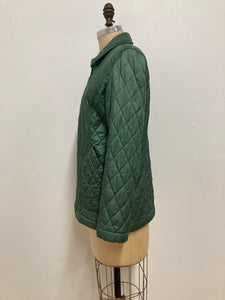 Veste matelassée verte vintage