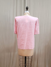 Blouse de lin rose pâle