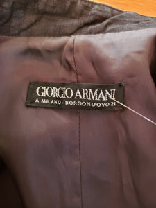 Veste de cuir brossé gris foncé