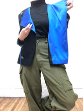 Blazer court style militaire