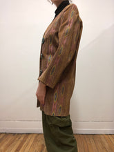 Blazer de suède à motifs pastels