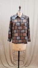 Blouse patchwork félin