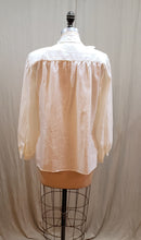 Blouse blanche effet froissé