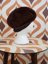 Béret de fourrure vintage