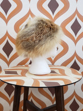 Chapeau de fourrure véritable vintage