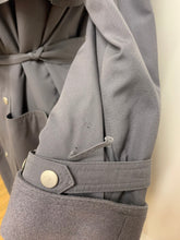 Trench coat doublé gris souris