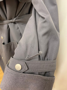 Trench coat doublé gris souris