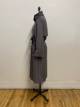 Trench coat doublé gris souris