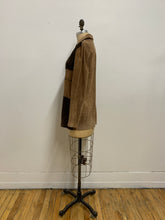 Veste de cuir patchwork