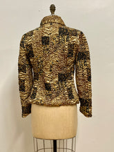 Veste matelassée motif léopard