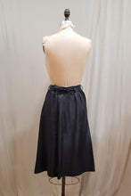 Jupe de cuir noire