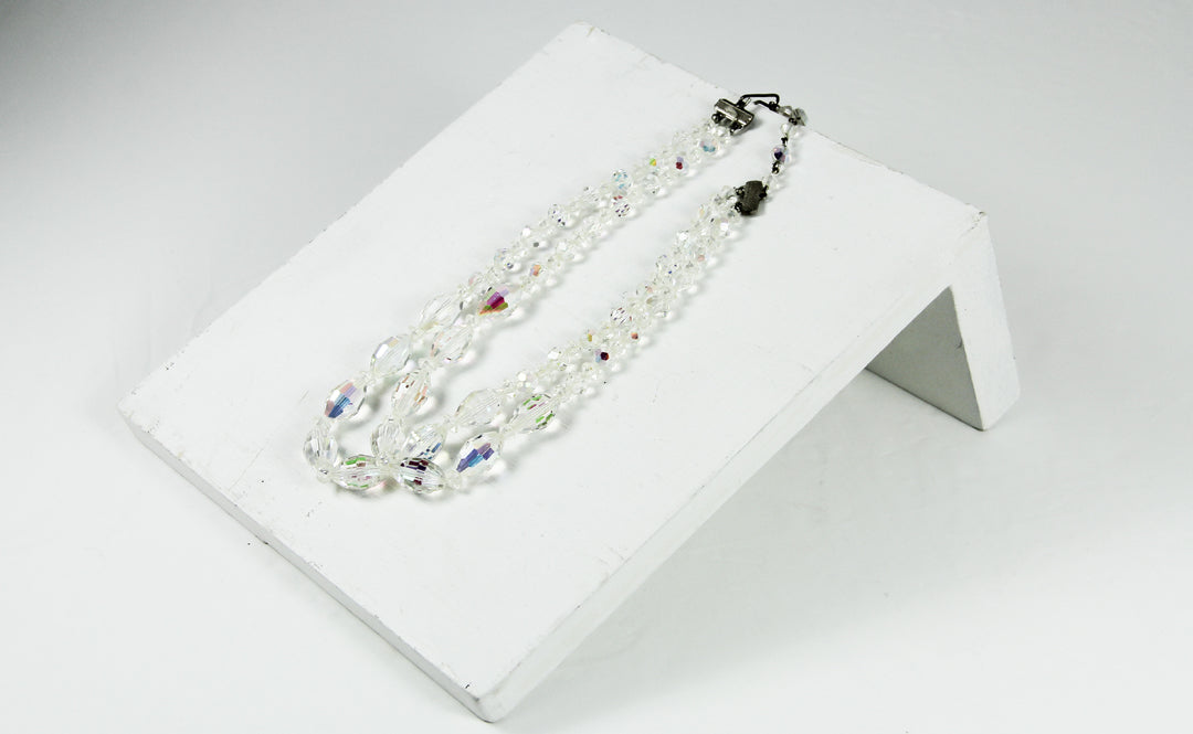 Collier de cristal Vintage