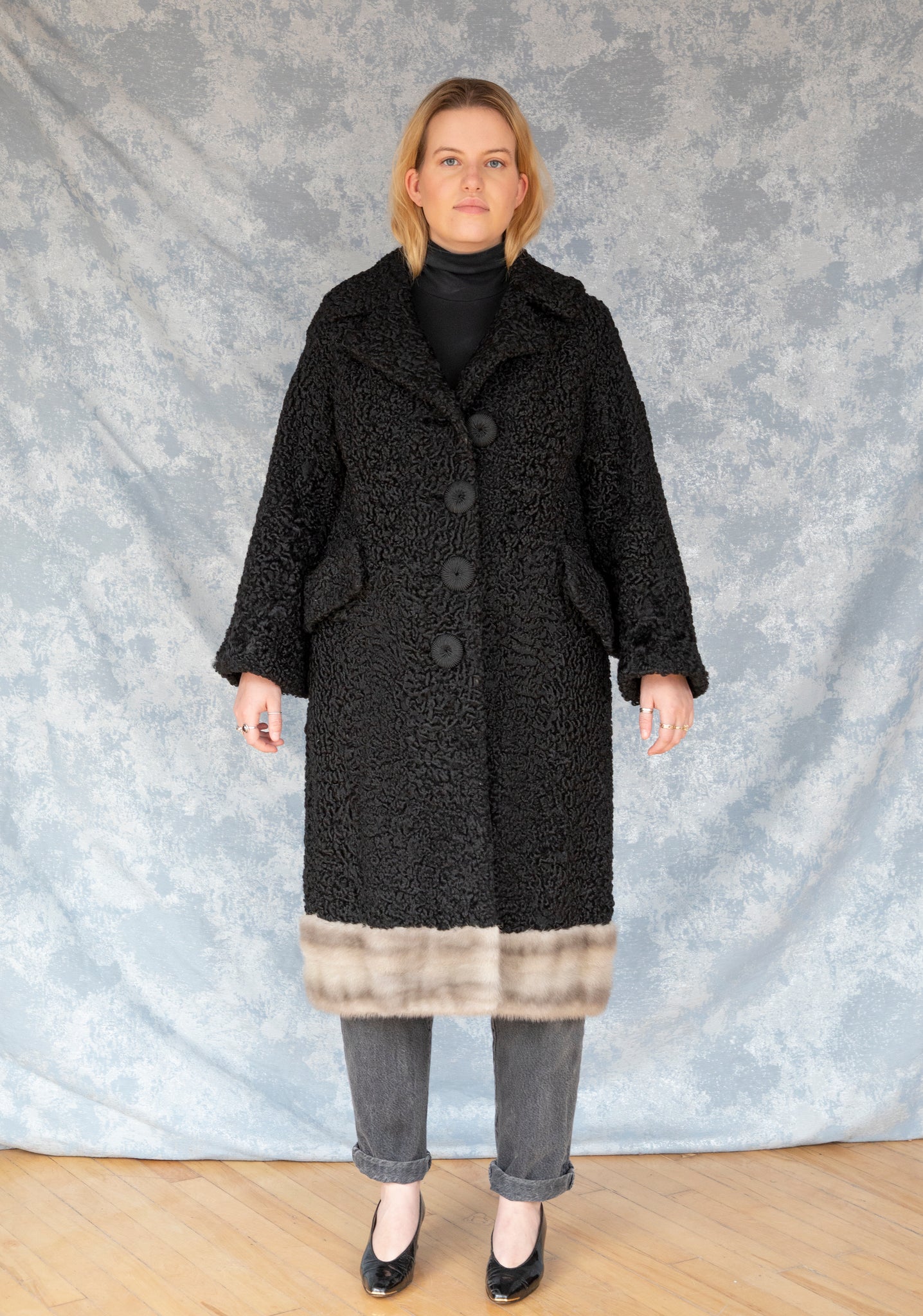 Manteau hotsell fourrure vintage