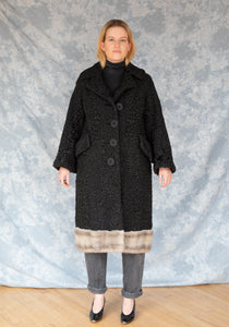 Manteau de fourrure vintage