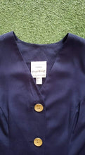Blazer manche courte bleu marine