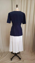 Blazer manche courte bleu marine