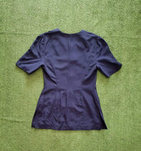 Blazer manche courte bleu marine