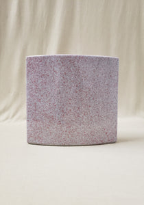 Vase carré en céramique moucheté