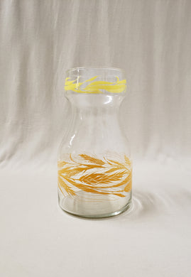 Vase en verre champêtre