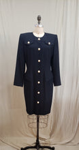 Robe tailleur noire vintage