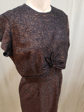 Robe vintage effet bronze