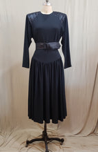 Robe longue noire vintage