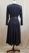 Robe longue noire vintage