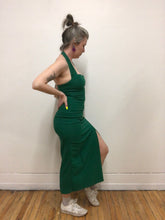 Robe de soirée verte vintage
