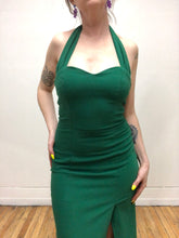Robe de soirée verte vintage